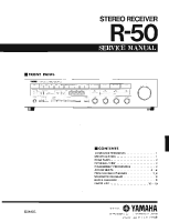 Yamaha R-50 - Service Manual
